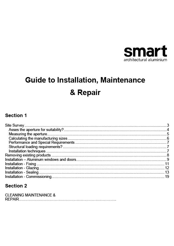 Smart installation guide